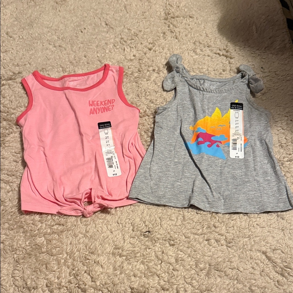 NWT (2) Okie Dokie Tank Tops